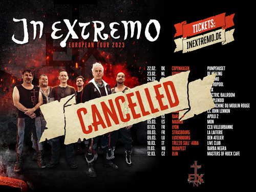 In Extremo - Absage Europa Tournee